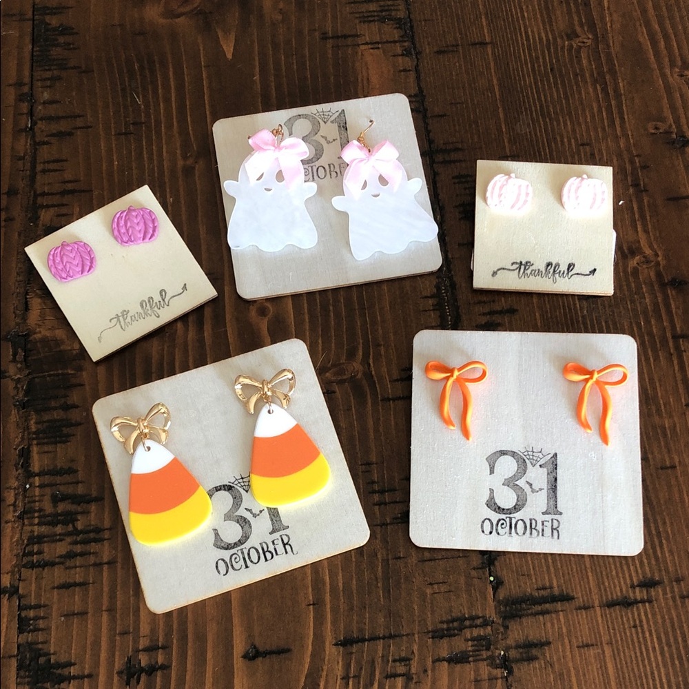 Halloween/Fall Earring bundle